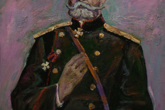 Генерал-майор А.В.Фок, начальник сухопутной обороны Порт-Артура. 2004. Холст, масло, 100х70